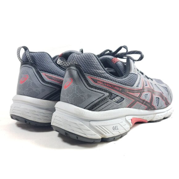 Asics Gel-Venture-7 Mens Size 15 Extra Wide Gray/Red Running Shoes - Picture 3 of 7